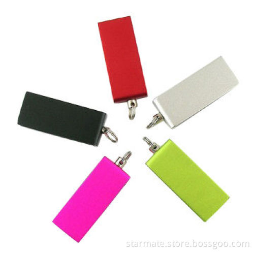 Mini Swivel USB Flash Drive, 64MB to 32GB, High-speed 2.0 Interface, Lightweight
